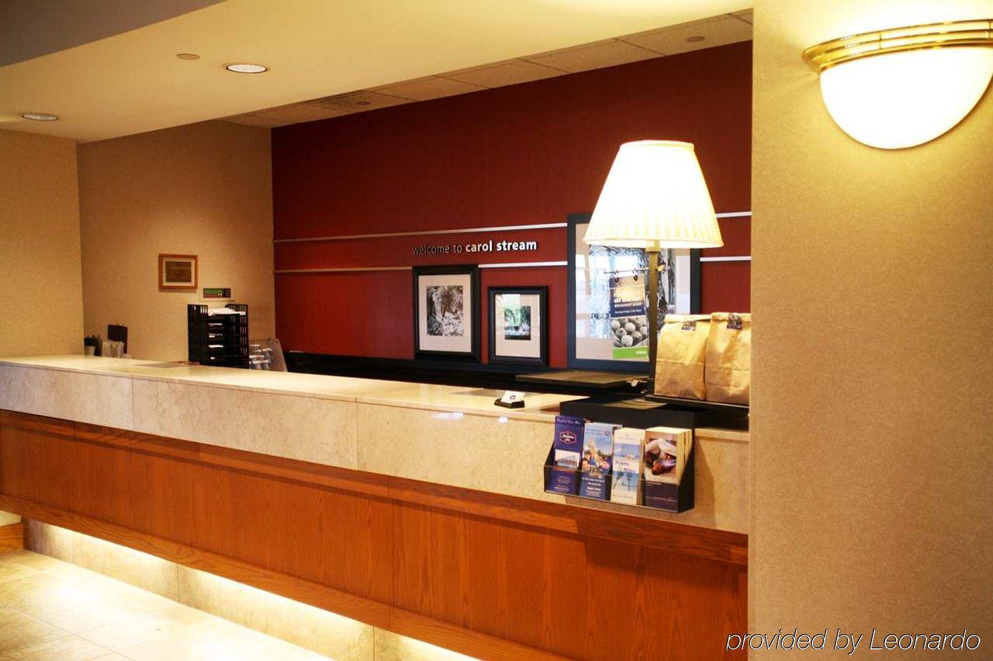 Hampton Inn Chicago-Carol Stream Beltér fotó
